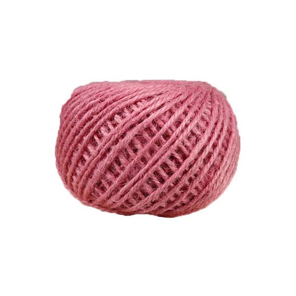 Ficelle/Cordon en jute, Ø 2 mm, pour tricot et crochet, 100 g