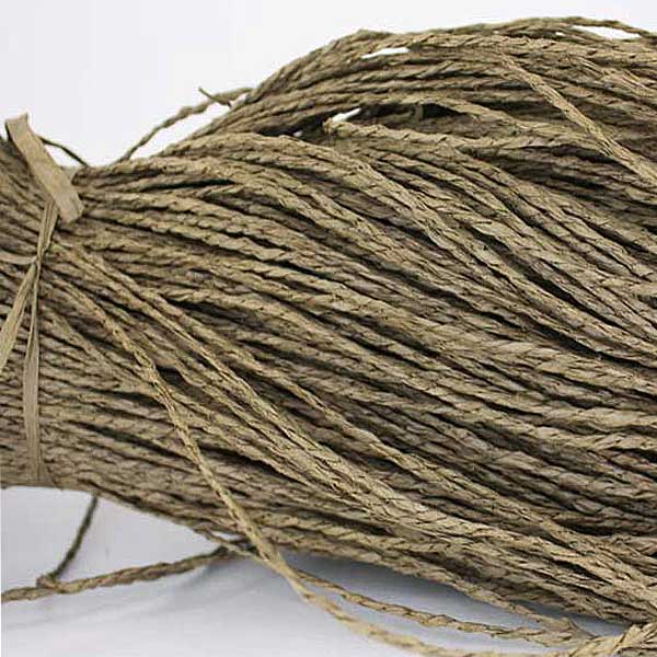 Bobine de raphia naturel - Pelote de raffia végétal - Comptoir du fil